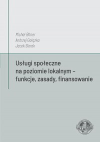 Usługi społeczne na poziomie lokalnym - okłakda ebooka