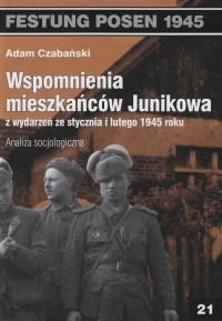 Wspomnienia mieszkańców Junikowa - okładka książki