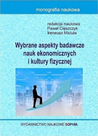 Wybrane aspekty badawcze nauk ekonomicznych - okłakda ebooka