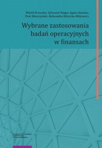 Wybrane zastosowania badań operacyjnych - okłakda ebooka