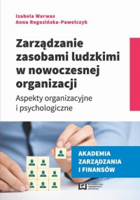 Zarządzanie zasobami ludzkimi w - okłakda ebooka