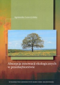 Absorpcja innowacji ekologicznych - okłakda ebooka