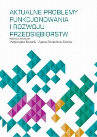 Aktualne problemy funkcjonowania - okłakda ebooka