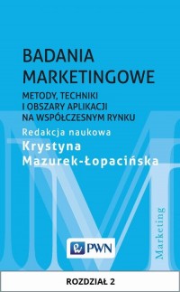 Badania marketingowe. Rozdział - okłakda ebooka