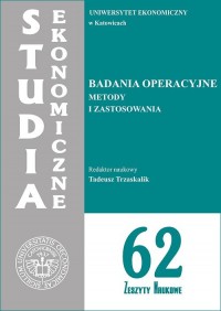 Badania operacyjne. Metody i zastosowania. - okłakda ebooka