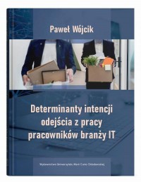 Determinanty intencji odejścia - okłakda ebooka