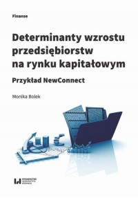 Determinanty wzrostu przedsiębiorstw - okłakda ebooka