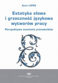 Estetyka słowa i grzeczność językowa - okłakda ebooka