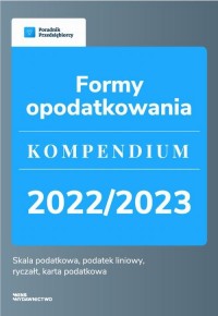 Formy opodatkowania. Kompendium - okłakda ebooka