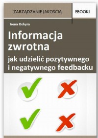 Informacja zwrotna - jak udzielić - okłakda ebooka