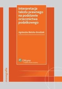 Interpretacja tekstu prawnego na - okłakda ebooka