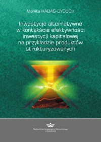 Inwestycje alternatywne w kontekście - okłakda ebooka