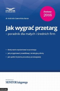 Jak wygrać przetarg – poradnik - okłakda ebooka