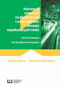 Koncepcja smart city na tle procesów - okłakda ebooka