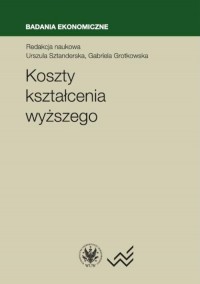 Koszty kształcenia wyższego - okłakda ebooka