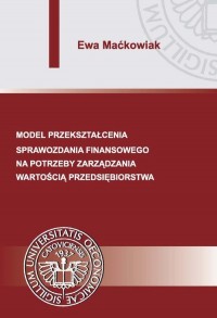 Model przekształcenia sprawozdania - okłakda ebooka