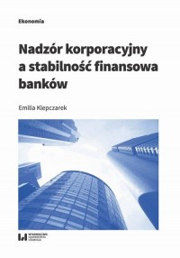 Nadzór korporacyjny a stabilność - okłakda ebooka