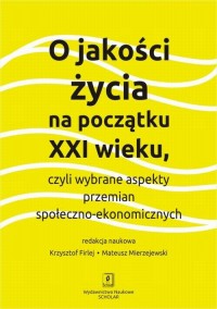 O jakości życia na początku XXI - okłakda ebooka