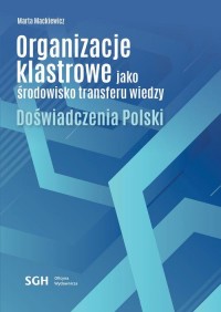 Organizacje klastrowe jako środowisko - okłakda ebooka