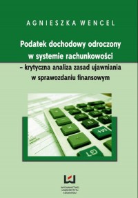 Podatek dochodowy odroczony w systemie - okłakda ebooka