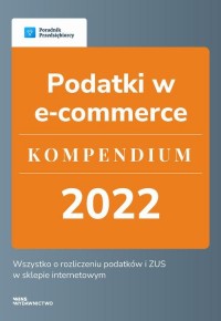 Podatki w e-commerce – kompendium - okłakda ebooka