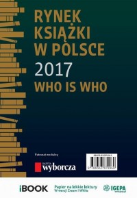 Rynek książki w Polsce 2017. Who - okłakda ebooka