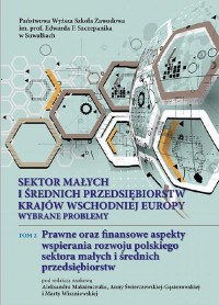 Sektor małych i średnich przedsiębiorstw - okłakda ebooka