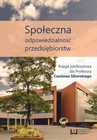 Społeczna odpowiedzialność przedsiębiorstw. - okłakda ebooka