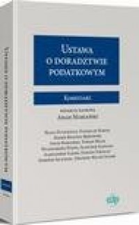 Ustawa o doradztwie podatkowym. - okłakda ebooka