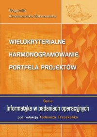 Wielokryterialne harmonogramowanie - okłakda ebooka