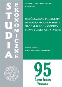 Współczesne problemy demograficzne - okłakda ebooka