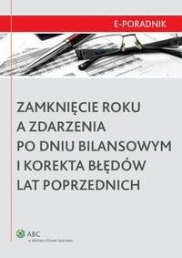 Zamknięcie roku a zdarzenia po - okłakda ebooka