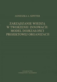 Zarządzanie wiedzą w tworzeniu - okłakda ebooka