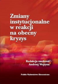 Zmiany instytucjonalne w reakcji - okłakda ebooka