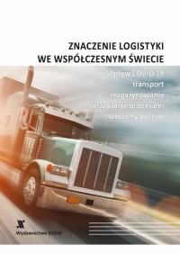 Znaczenie logistyki we współczesnym - okłakda ebooka