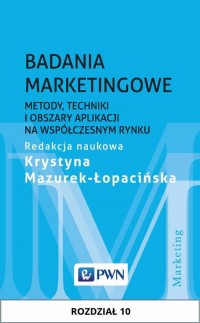 Badania marketingowe. Rozdział - okłakda ebooka