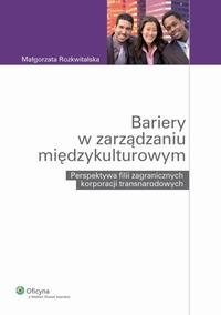 Bariery w zarządzaniu międzykulturowym. - okłakda ebooka