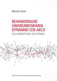 Behawioralne uwarunkowania dynamiki - okłakda ebooka