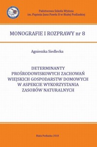 Determinanty prośrodowiskowych - okłakda ebooka