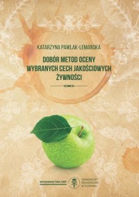 Dobór metod oceny wybranych cech - okłakda ebooka