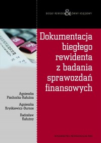 Dokumentacja biegłego rewidenta - okłakda ebooka