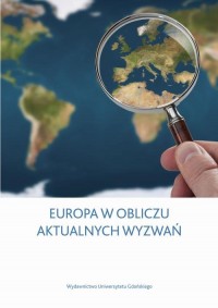 Europa w obliczu aktualnych wyzwań - okłakda ebooka