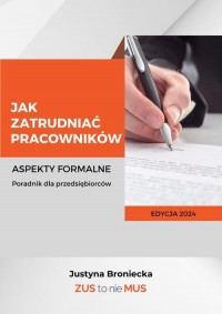 Jak zatrudniać pracowników Aspekty - okłakda ebooka