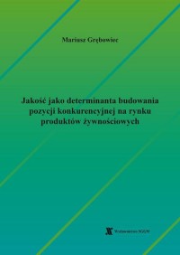 Jakość jako determinanta budowania - okłakda ebooka