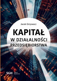 Kapitał w działalności przedsiębiorstwa - okłakda ebooka