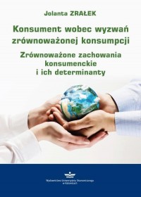 Konsument wobec wyzwań zrównoważonej - okłakda ebooka