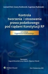 Kontrola tworzenia i stosowania - okłakda ebooka