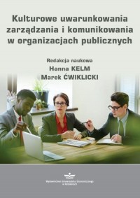 Kulturowe uwarunkowania zarządzania - okłakda ebooka