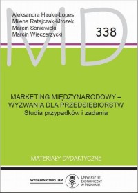 Marketing międzynarodowy - wyzwania - okłakda ebooka