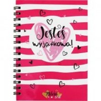 Notes na sprężynie Jesteś wyjątkowa! - zdjęcie produktu